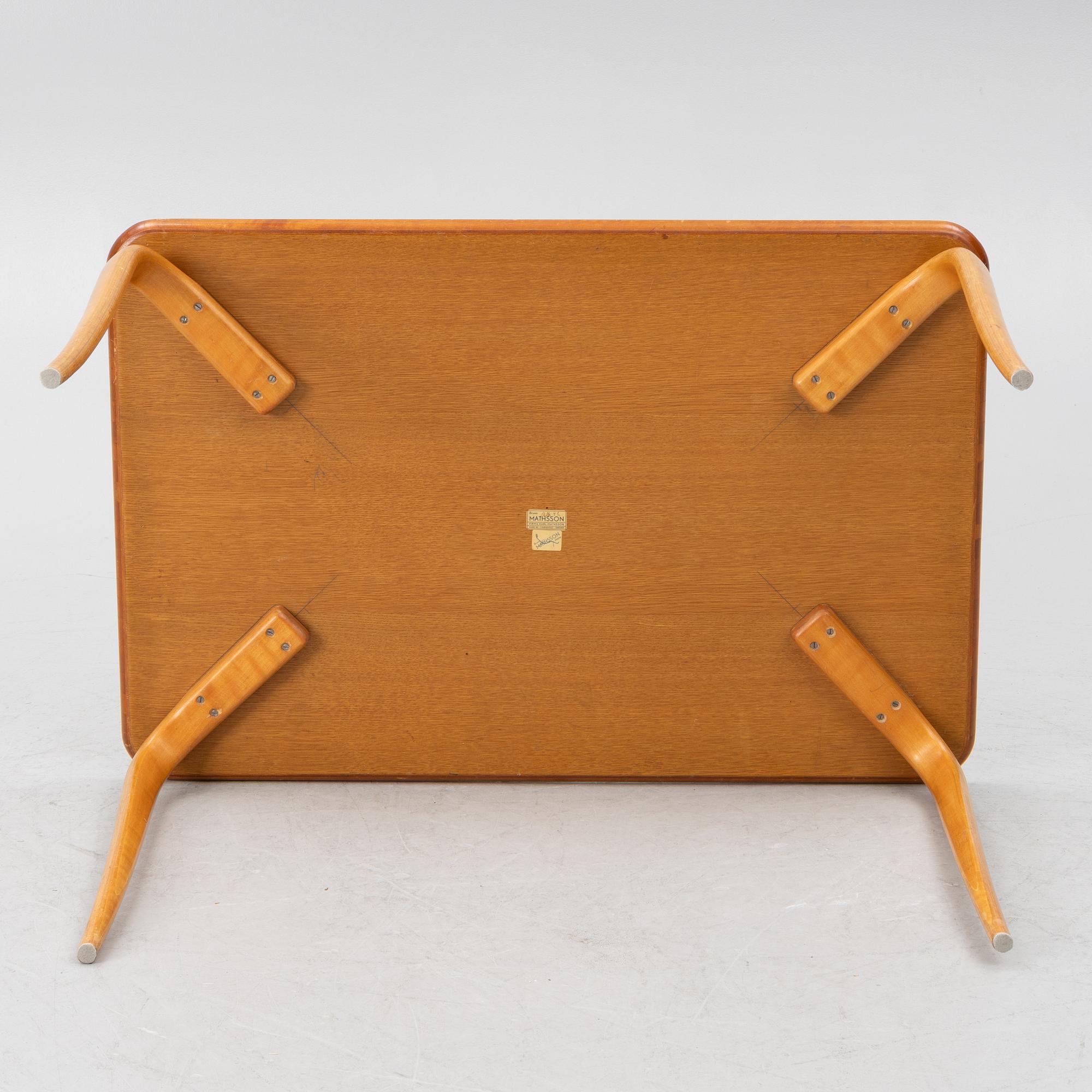 Bruno Mathsson, soffbord , Värnamo, 1942.