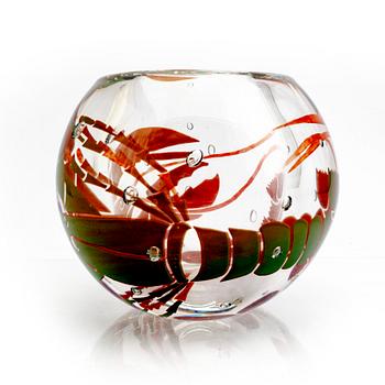 Hanne Dreutler & Arthur Zirnsack, vase signed and numbered Graal, Studio Åhus.