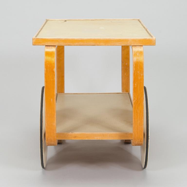 Alvar Aalto, a 1950s '98' tea trolley for Oy Huonekalu- ja Rakennustyötehdas Ab, Finland.