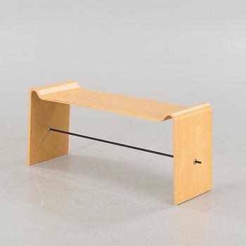 A "Söndag / O62" bench, designed by Annette Petersson & Lotta Josefsson for Blå Station, model launched 1996.