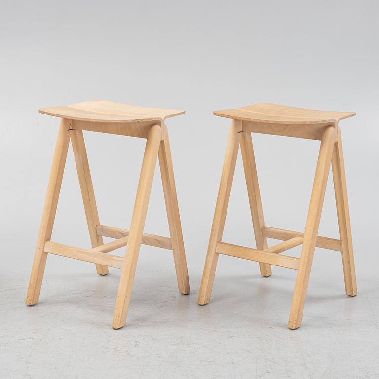 Ronan & Erwan Bouroullec, six bar stools, 'Copenhagen', HAY.