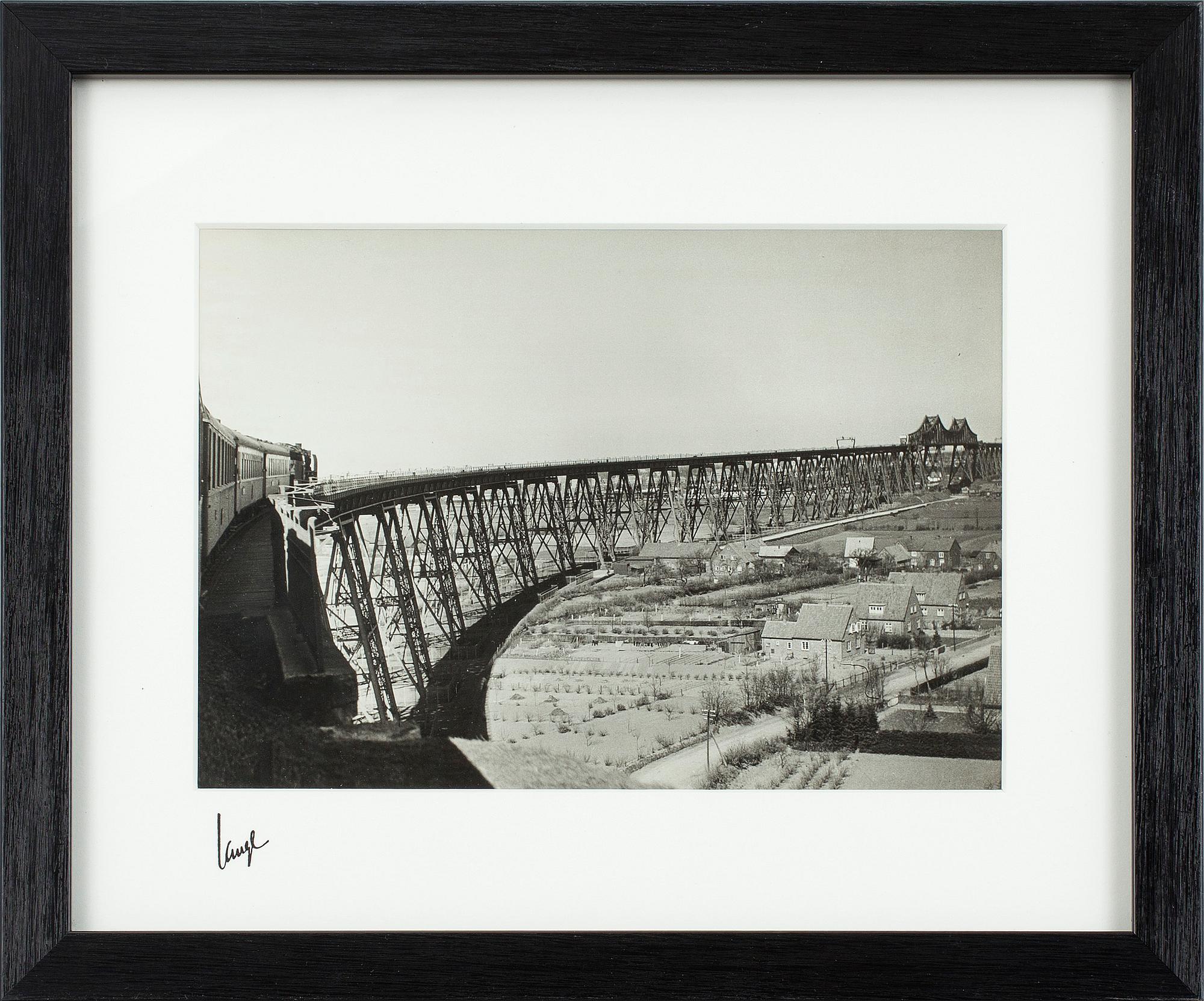 ÅKE LANGE, gelatin silver fotografi, vintage, utan titel, 1950-tal, signerat med estatestämpel.
