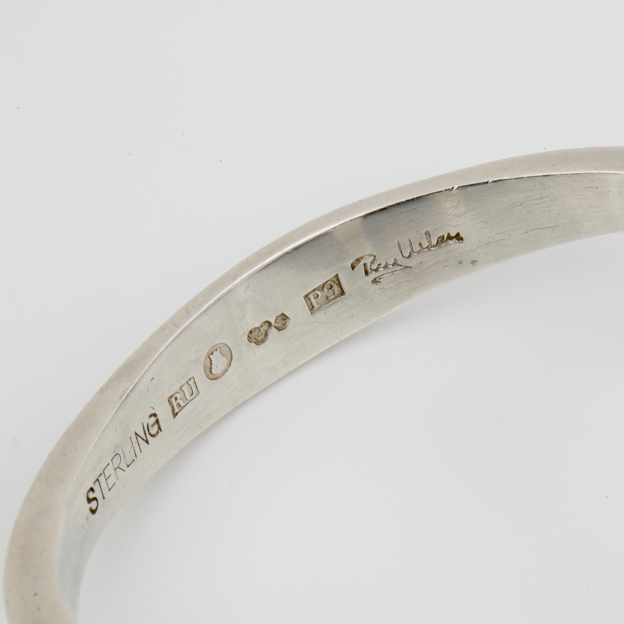 ARMBAND, sterlingsilver, Ray Urban, Stockholm 1965, vikt 50 gram.