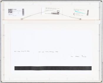 Nan Goldin, photograph, two parts, signed and numbered 36/60 verso.