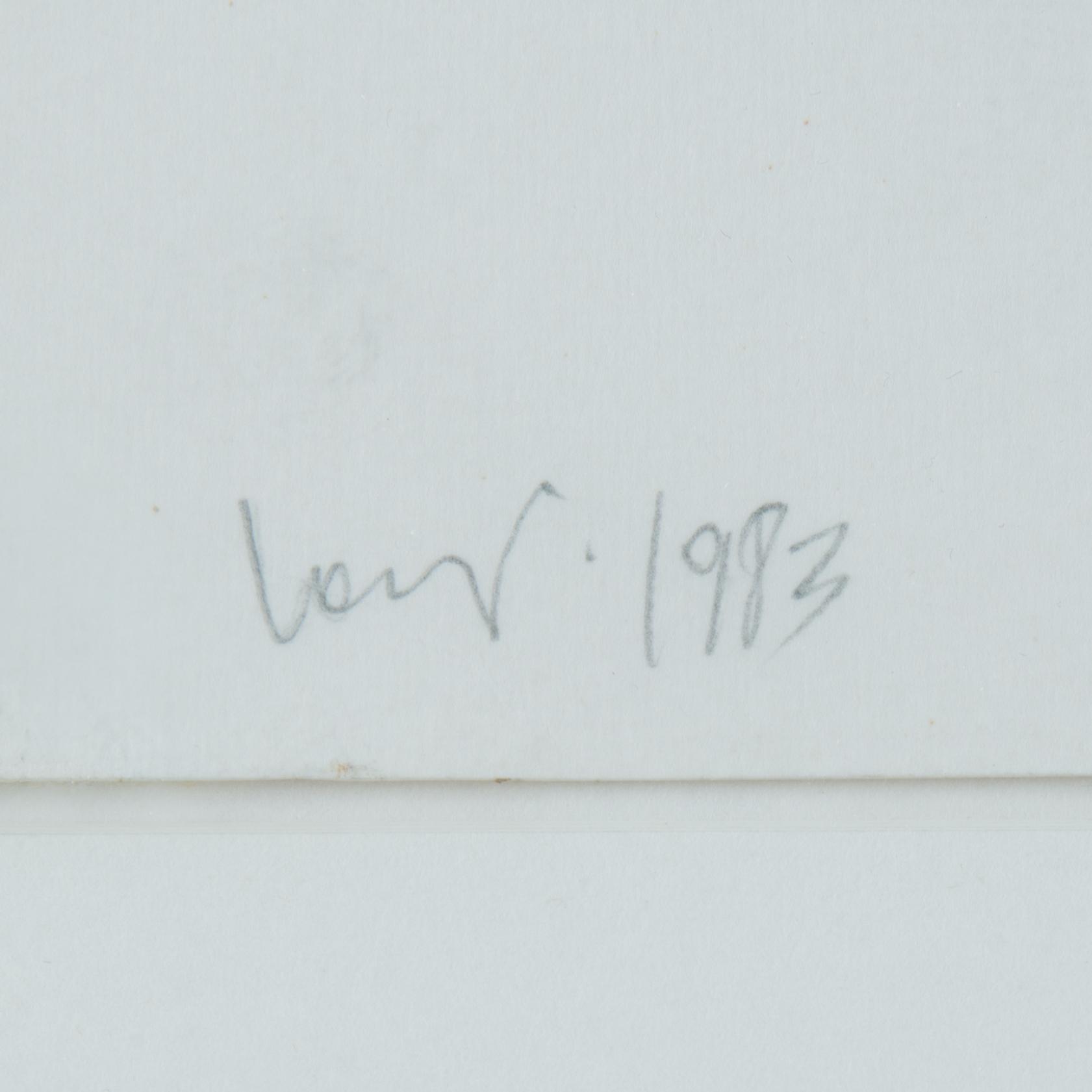 NINO LONGOBARDI, blandteknik, signerad och daterad 1993.