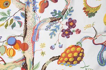 Josef Frank, a pair of 'Vegetable Tree' curtains, Svenskt Tenn.