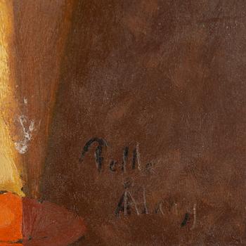 Pelle Åberg, oil on paper-panel, signed.