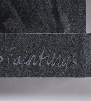 Fredrik Vaerslev, akryl på nålfiltsmatta lagd på trä, 2010.