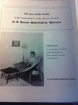 A chair, "Q 56", Möbel-Ikea, designed 1956.