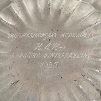 Estrid Ericson, dish, model "A 28", pewter, Svenskt Tenn, Stockholm 1925.