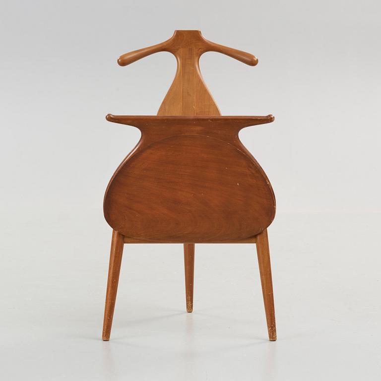Hans J. Wegner, a mahogany 'Valet Chair' (Jakkens Hvile), Johannes Hansen, Denmark 1950-60's.