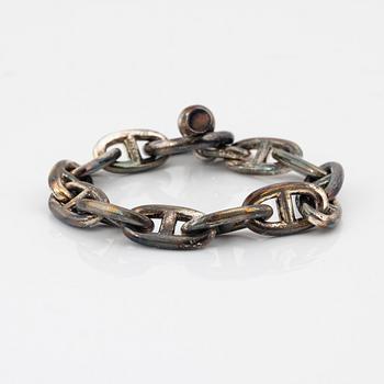 Hermès, a sterling silver 'Chaine D'ancre' bracelet.