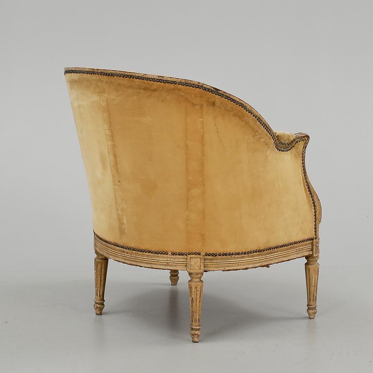 BERGERE, Louis XV-stil, 1800-talets andra hälft.