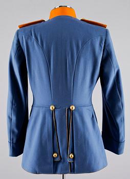 UNIFORM FÖR FÄNRIK SAMT KAVALLERISABEL, 1800-talets mitt till 1940-tal.