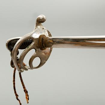 SABEL, stål, med sk Helvigsfäste, 1800-tal.
