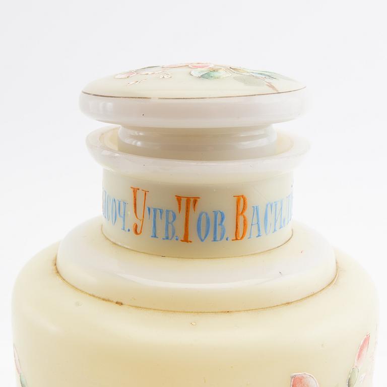 Decanter with stopper Russia circa 1900.