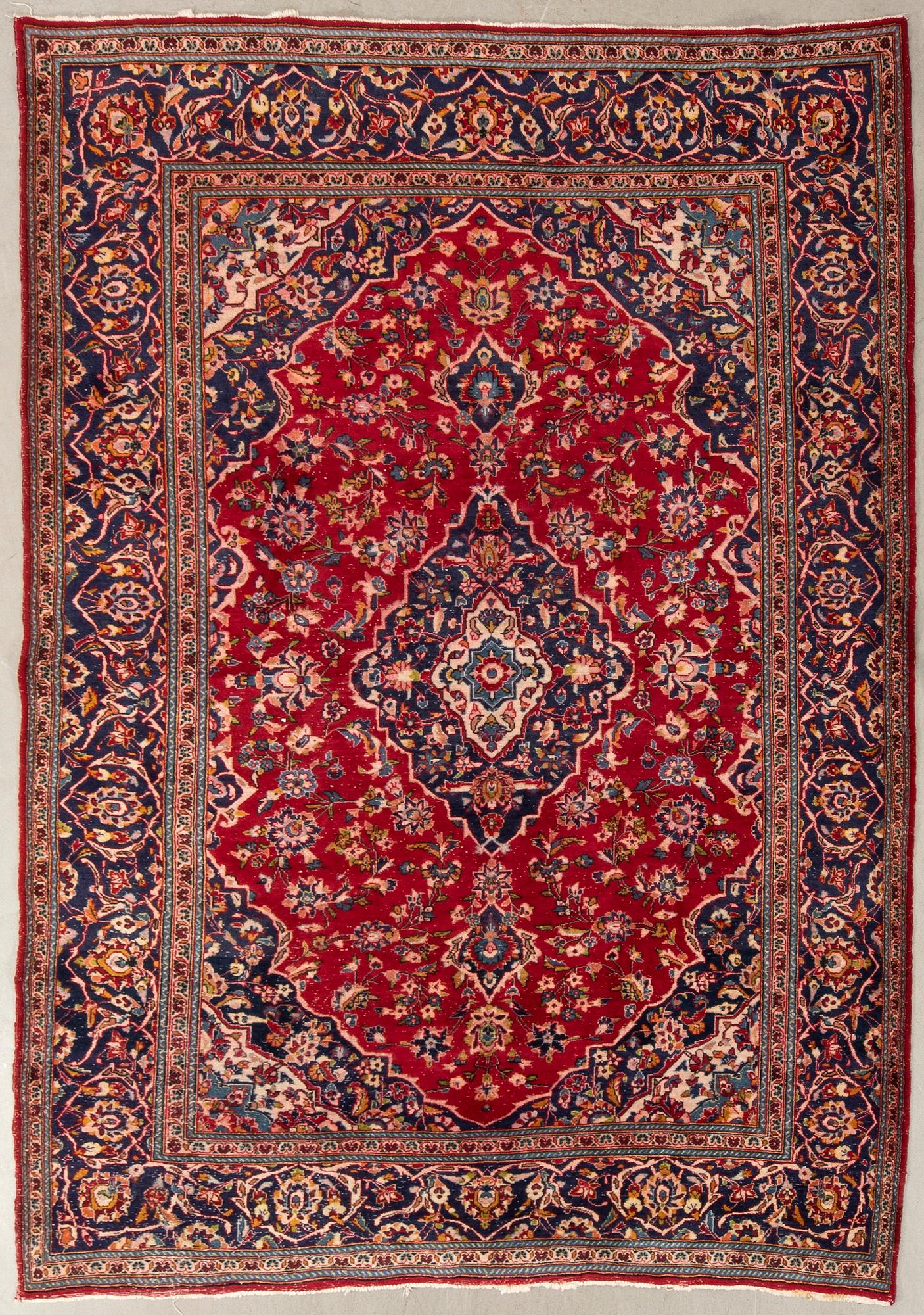 Oriental rug old approx. 289x200 cm.