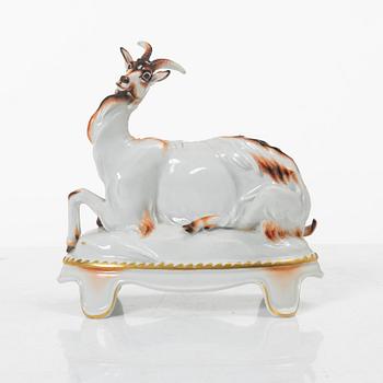 Max Esser, figurin, från "Reinicke Fuchs", Meissen, Tyskland.