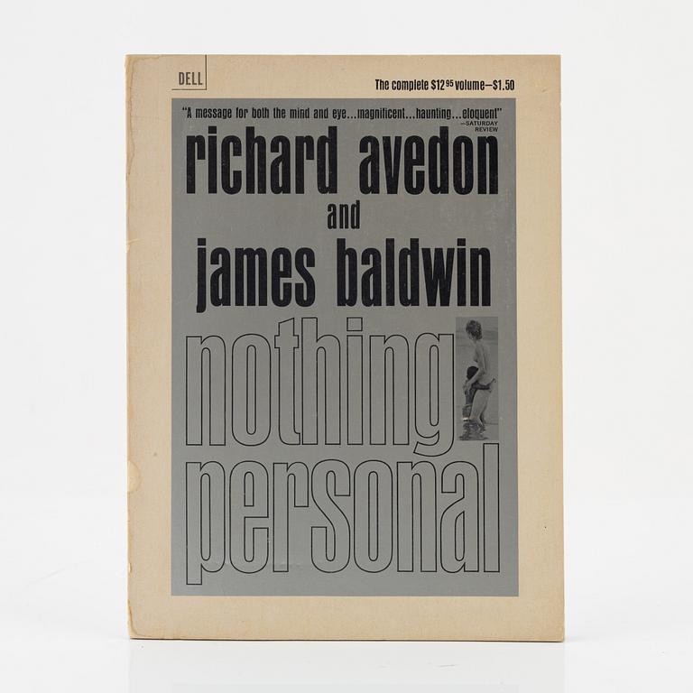 Richard Avedon, Photobook,  "Richard Avedon & James Baldwin, Nothing Personal".