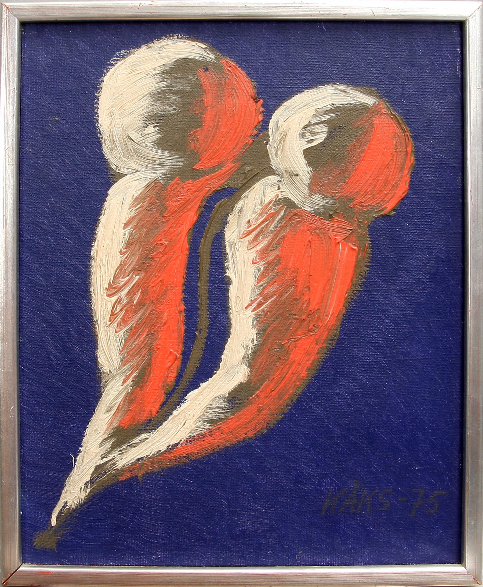 OLLE KÅKS, olja på duk. Sign o dat -75.