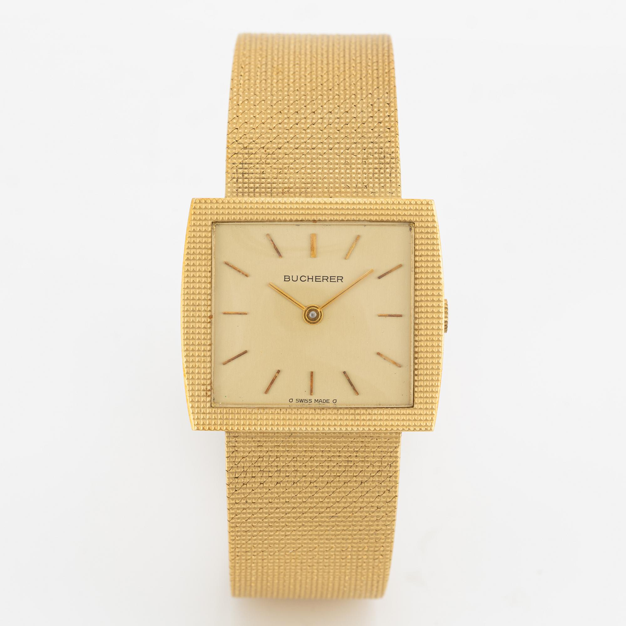 Bucherer, "Sigma Dial", armbandsur, 30 x 27 mm.