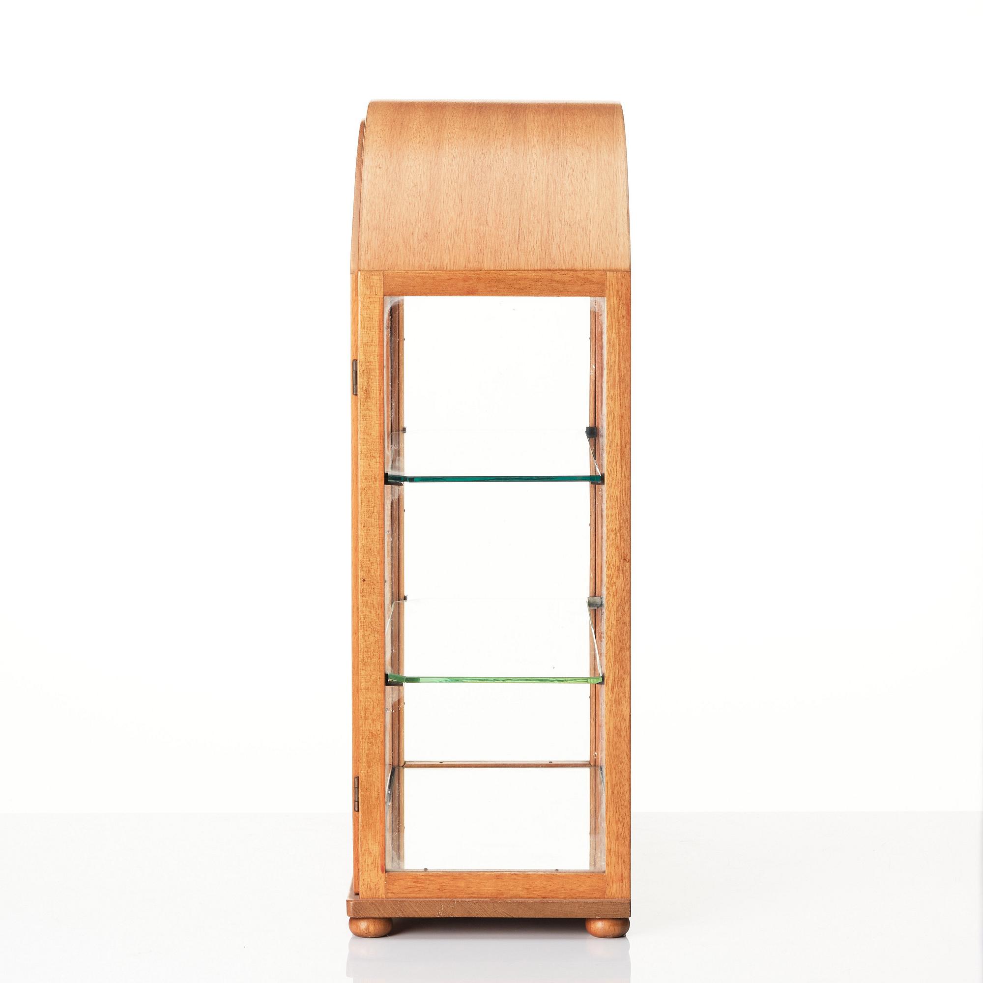Josef Frank, a 'model 2070' mahogany table showcase cabinet, Svenskt Tenn, Sweden, before 1985.
