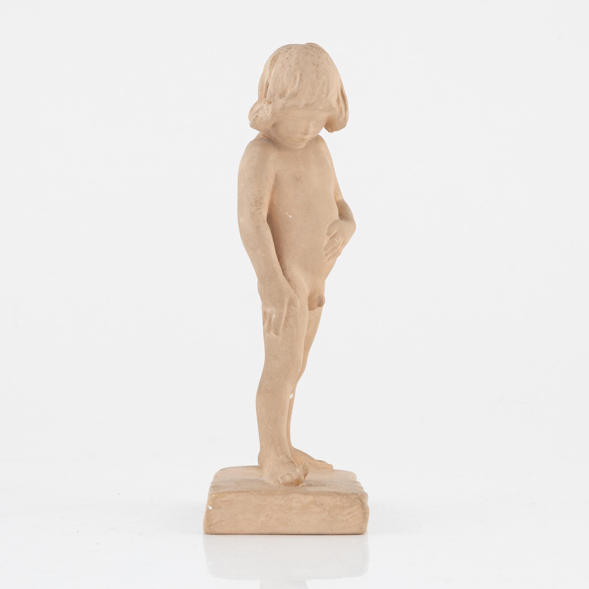 Christian Eriksson, a plaster sculpture, signed.