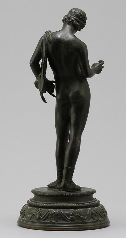 FIGURIN, patinerad brons, Musée de Naples, 1900-tal.