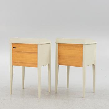 Nightstands, a pair, Gustavian style, contemporary manufacture.