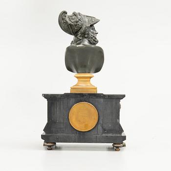 Table pendulum clock, Paris, late 19th century.