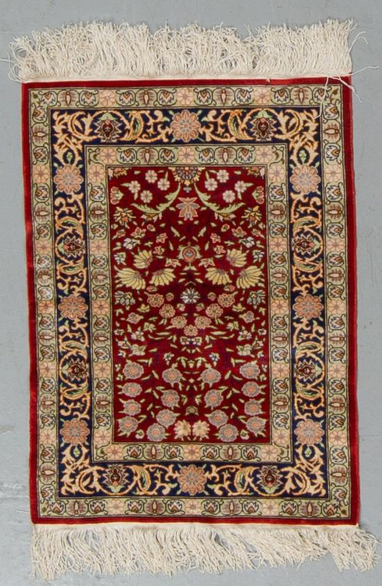 MATTO, silk, Hereke, possibly, ca 63 x 46 cm.