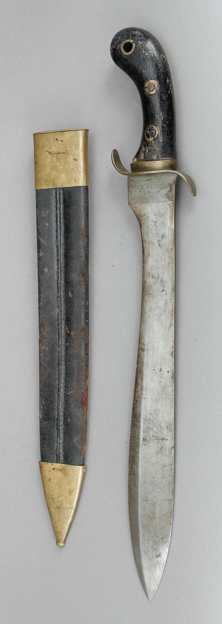 FASKINKNIV, modell m/1848.