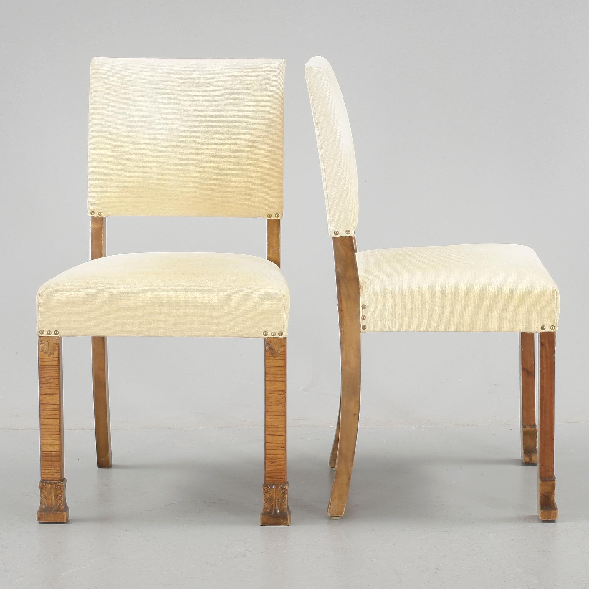STOLAR, 6 st, art deco, 1900-talets andra kvartal.