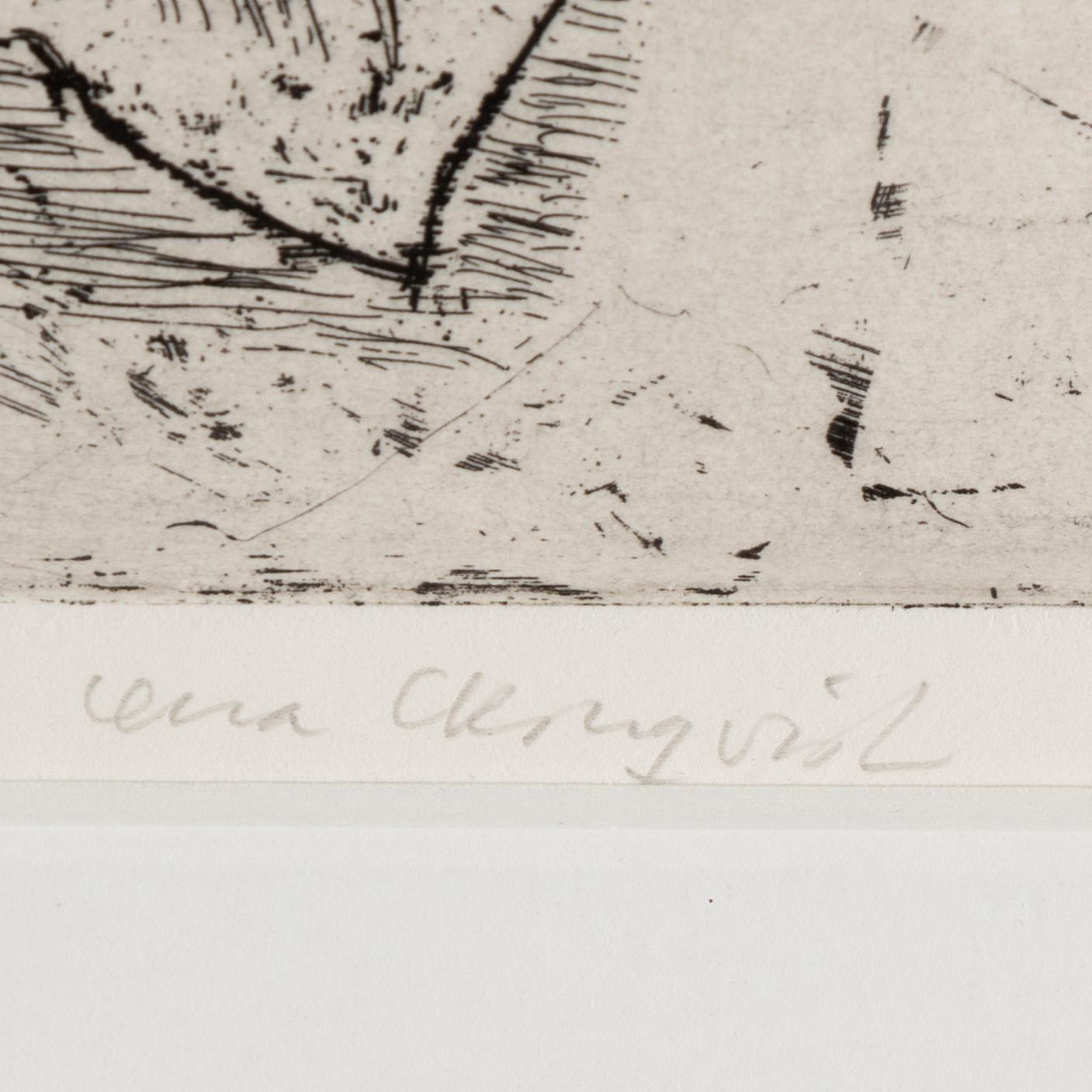 LENA CRONQVIST, etching, 1981, signed 145/150.