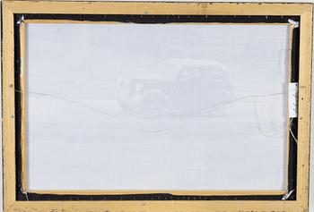Carl Johan De Geer, photo sublimation signed and dated 1959-2007. Numbered 1/3.