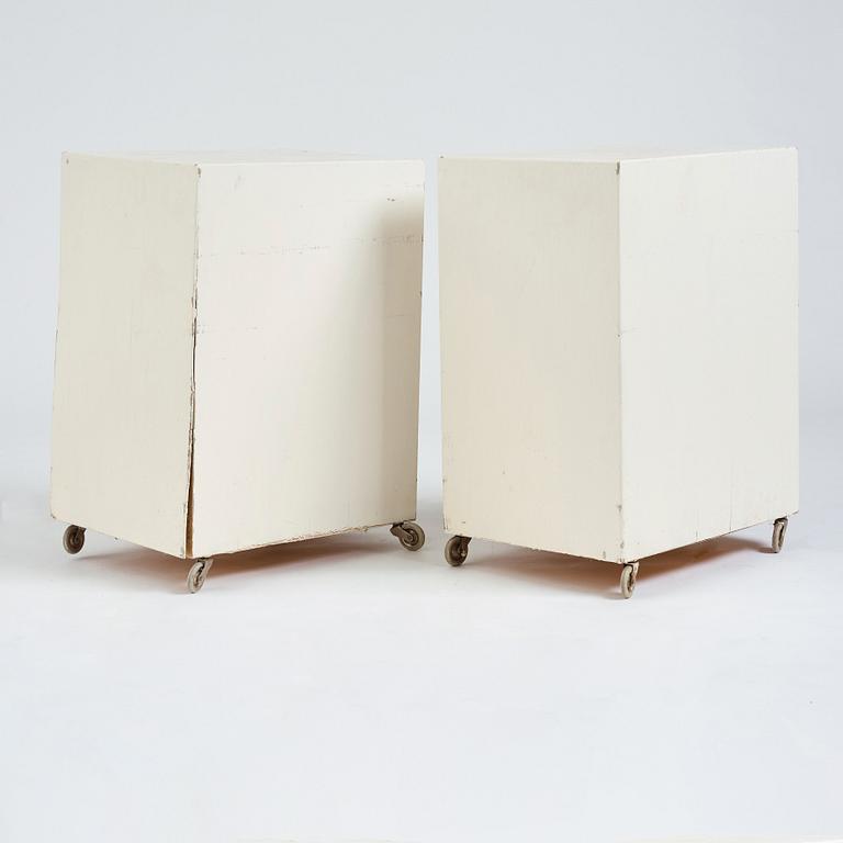 Alvar Aalto, a pair of chest of drawers, O.y Huonekalu-ja Rakennustyötehdas, Finland, ca 1932, designed for Paimio.