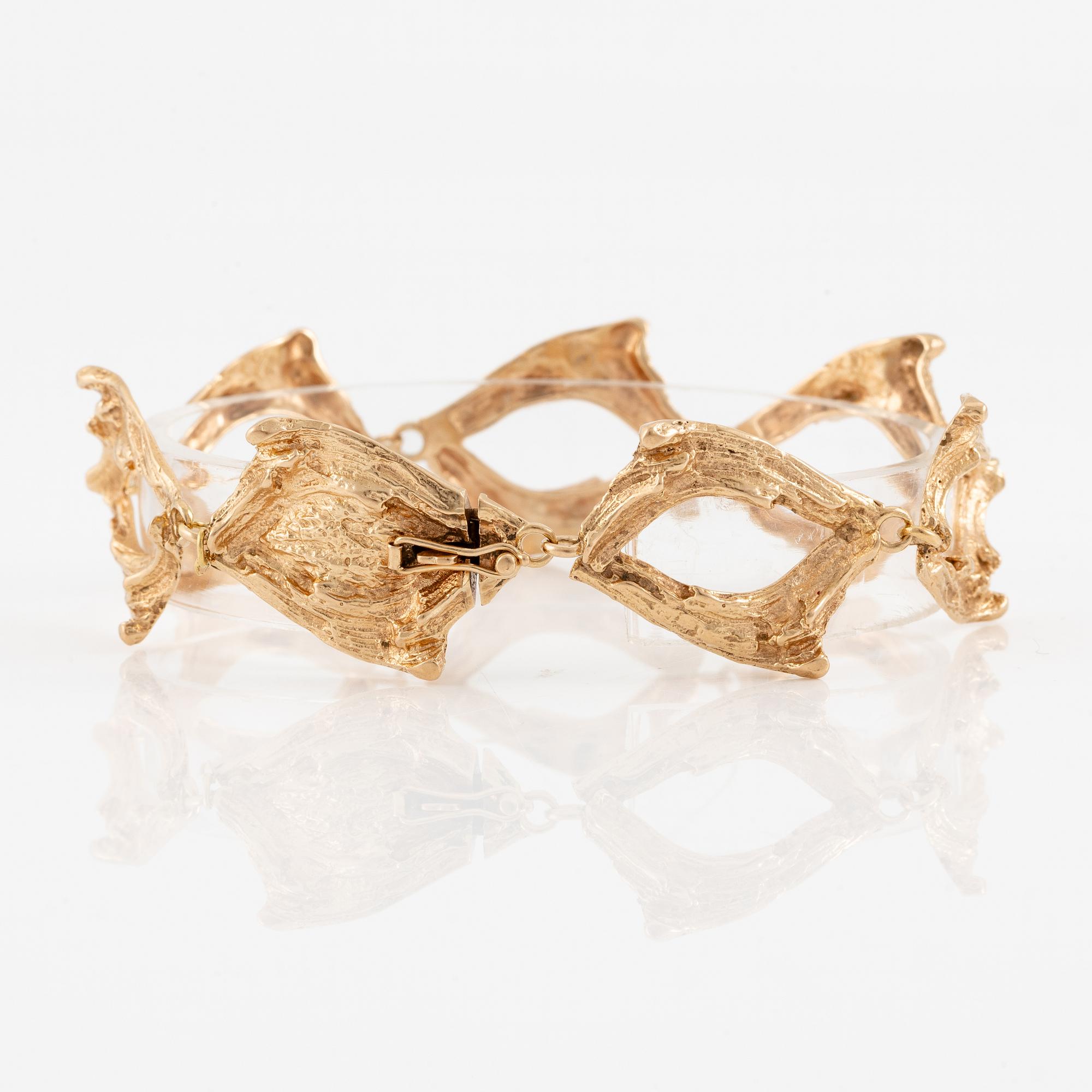 Bracelet 14K gold, Finland 1973.