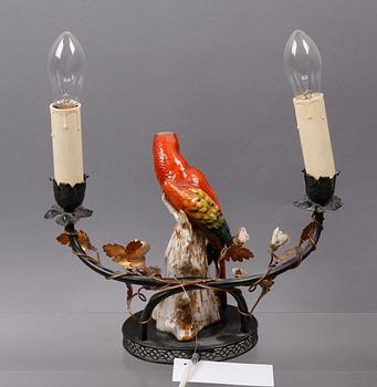 BORDSARMATUR, metall, porslin, rokokostil, 1900-talets första hälft.