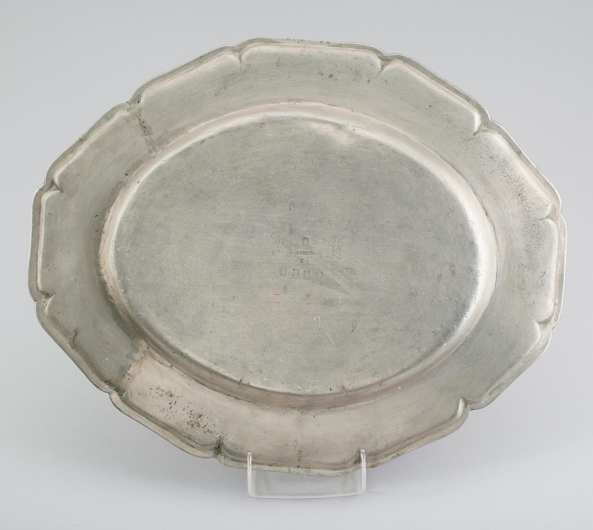 STEKFAT, tenn, Claes Eric Heland, Norrköping 1780.