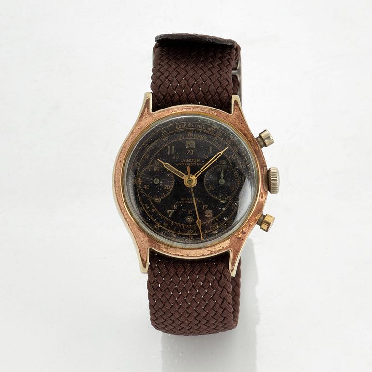 Jardur, armbandsur, kronograf, 37.5 mm.