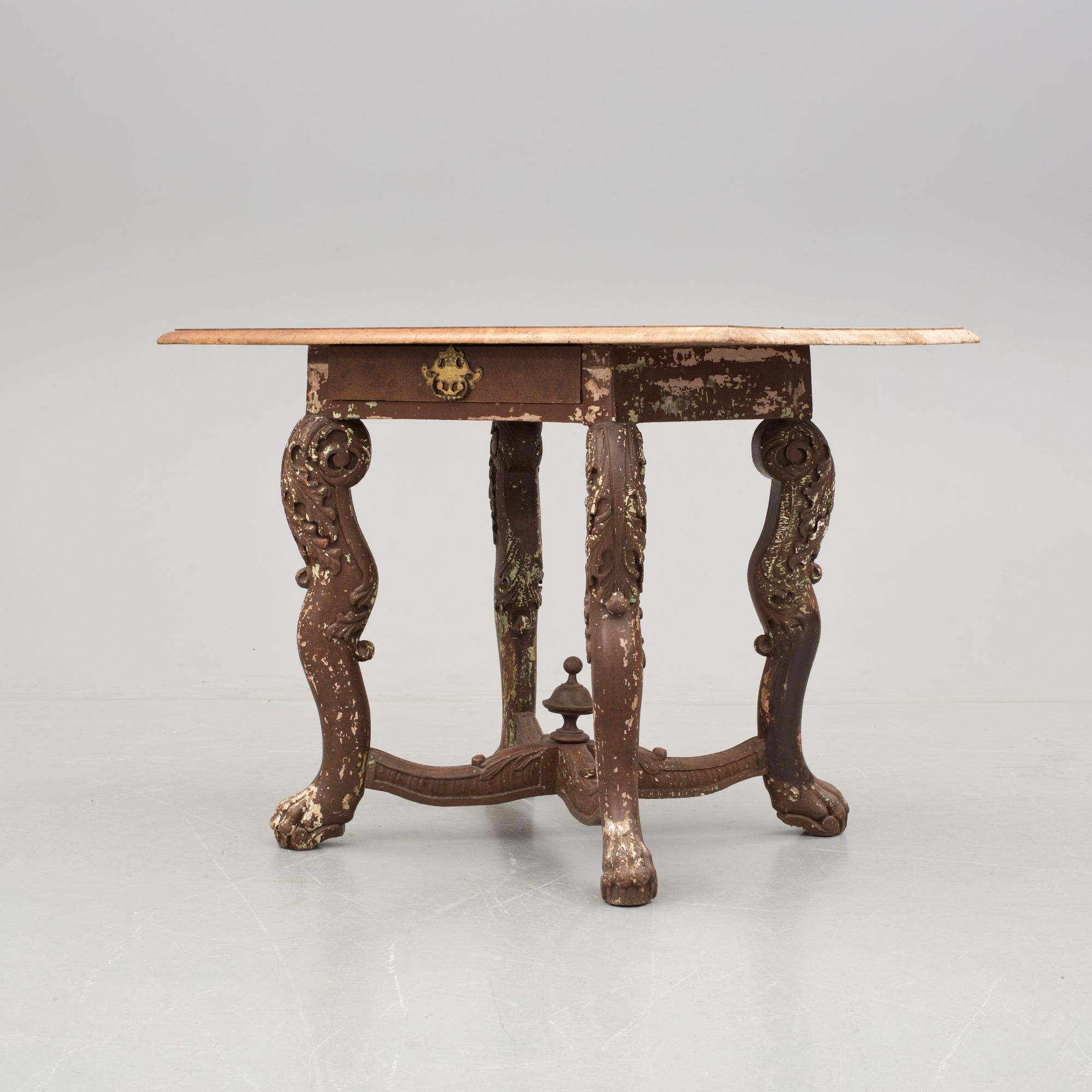 BORD, barock, 1700-tal.