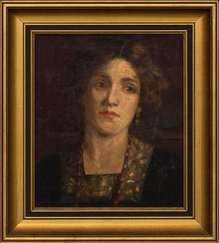 Unidentfied artist, oil on canvas, turn of the century 1900.