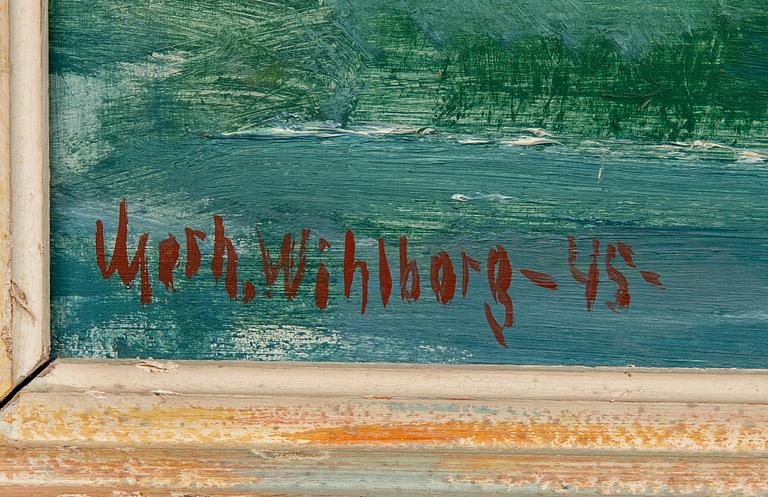Gerhard Wihlborg, Harbour view from Kåseberga.