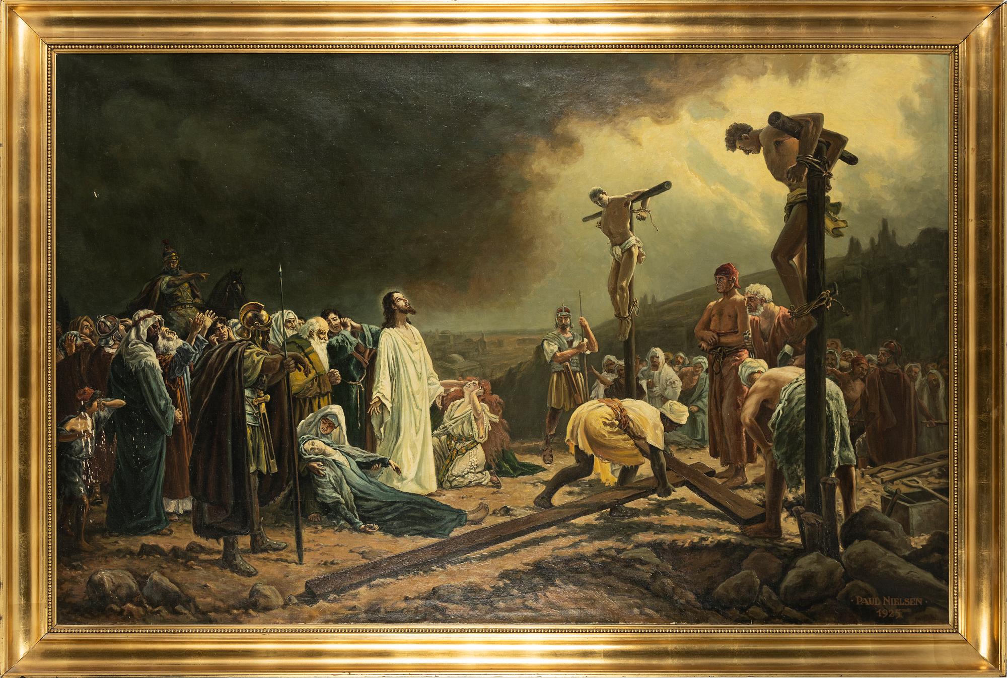 Paul Nielsen, oil on canvas, signed and dated 1925.