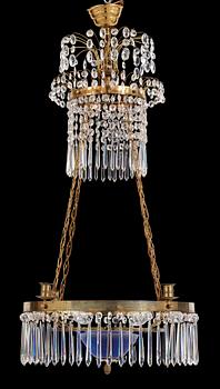 LJUSKRONA, sengustaviansk, 1800-tal. Höjd: ca 102 cm