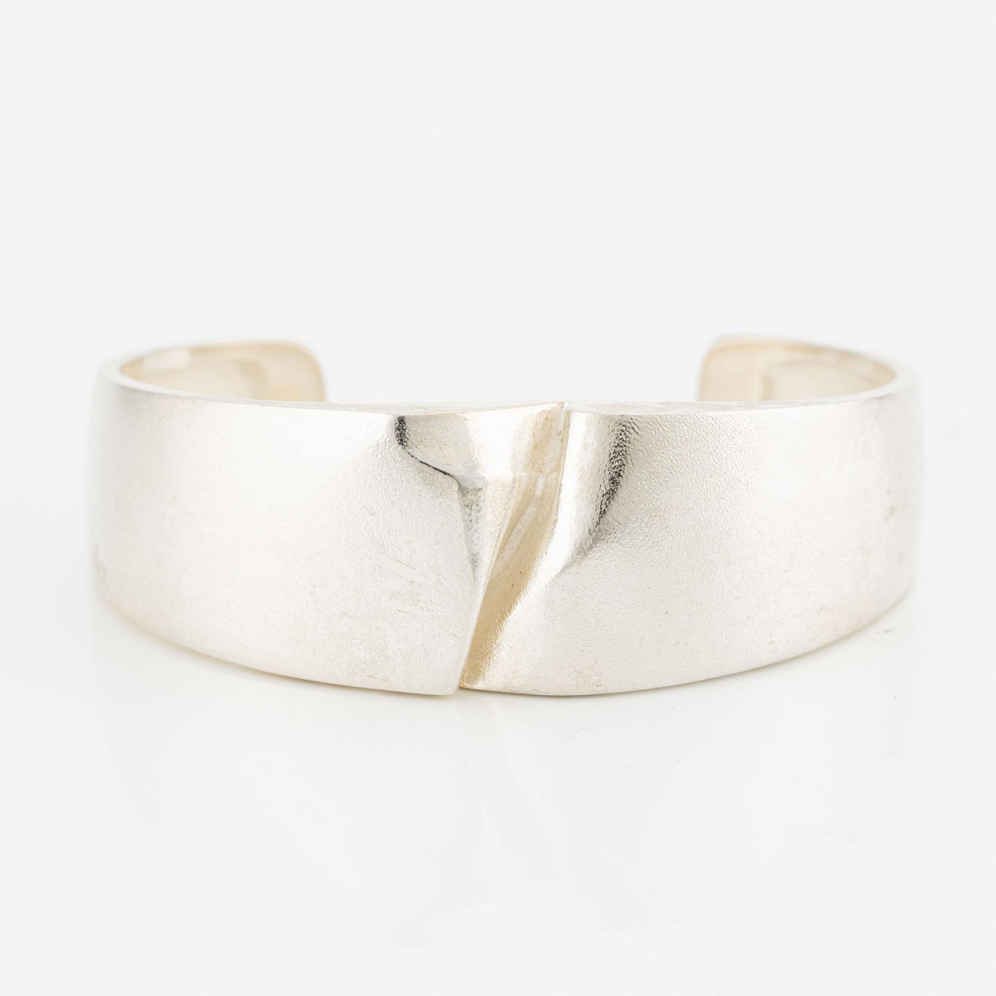 Lapponia bracelet sterling silver "Darinas bracelet", Finland 1989, designed by Björn Weckström.