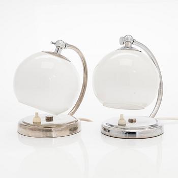 A pair 1930s wall lights / table lamps.