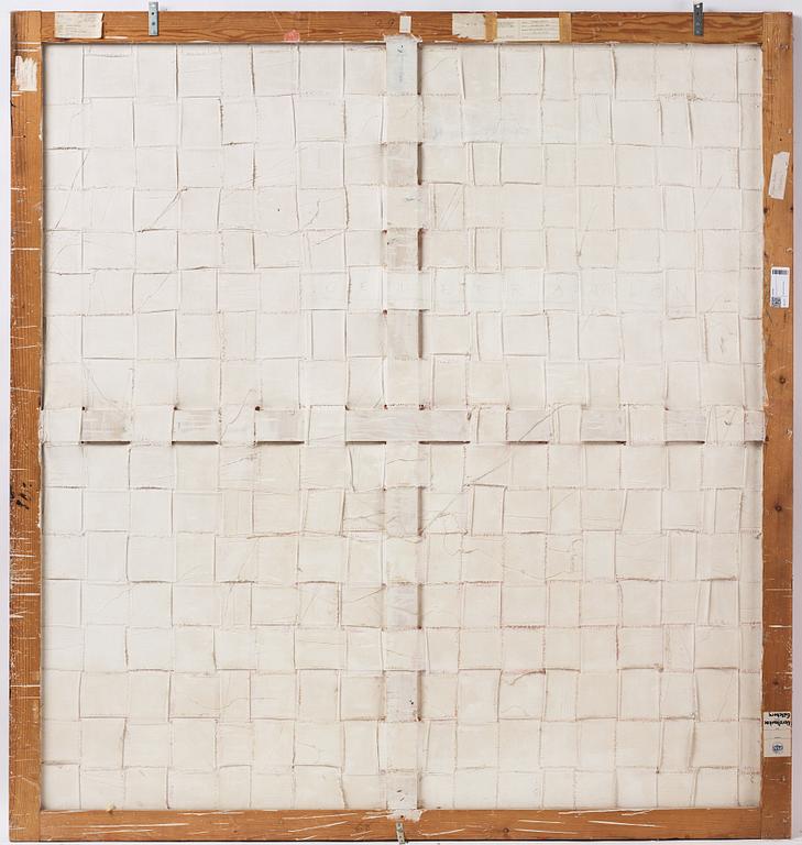 Stephen Buckley, oil on paper on canvas, executed in 1980.