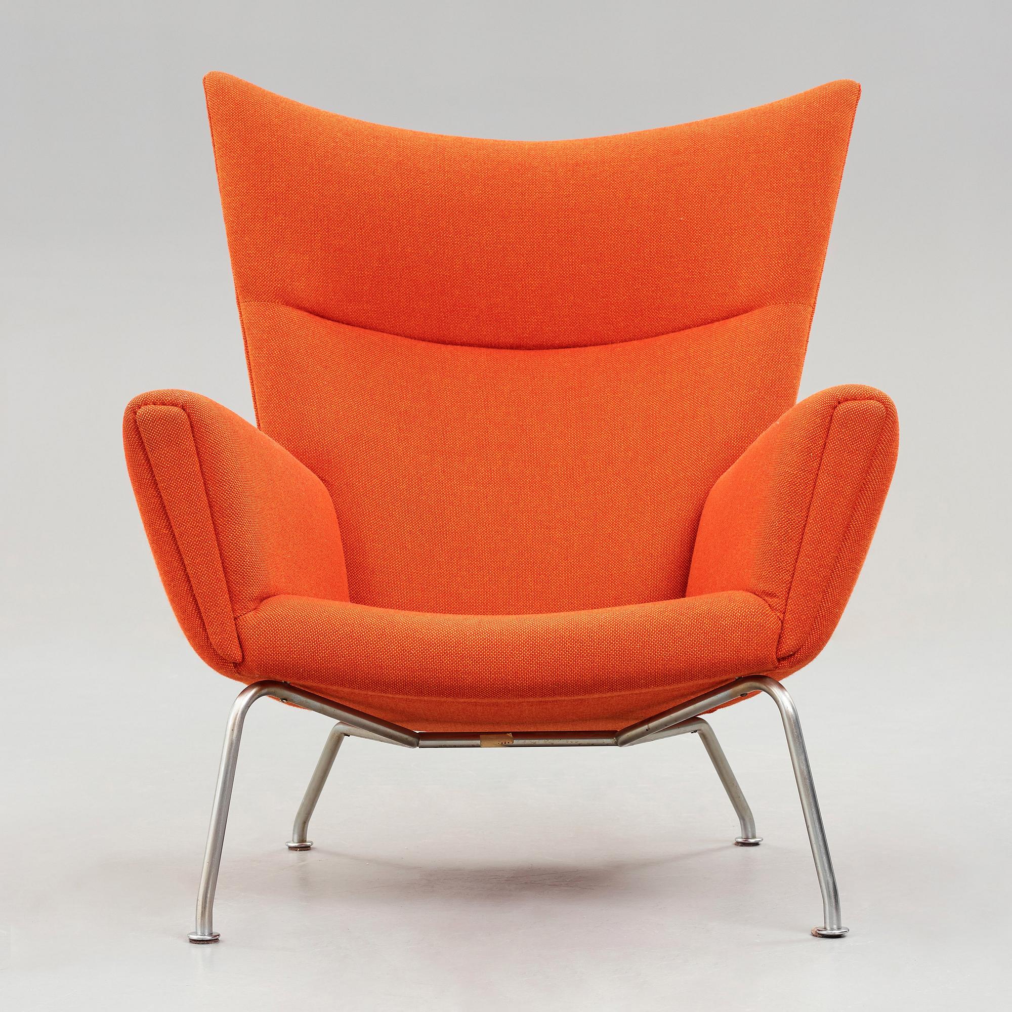 HANS J WEGNER, a "Wing Chair" for AP-stolen, Denmark, 1960's.