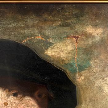 Okänd konstnär 1800-tal , Porträtt av okänd man.